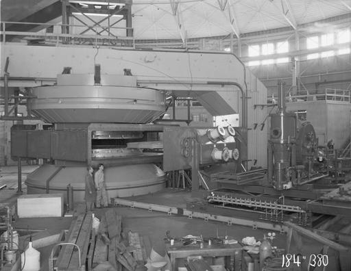 184-inch cyclotron, calutron conversion, Orley and an unknown person ...