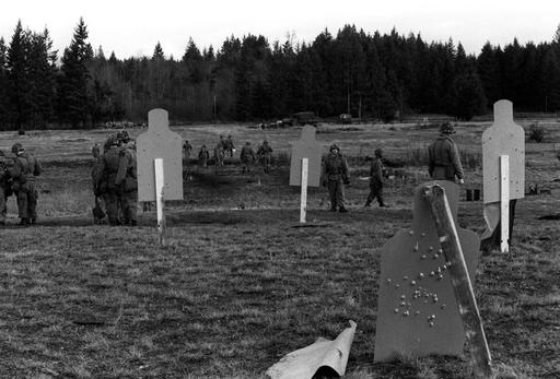 Members of Company A, 15th Engineer Battalion, check the… — NARA and ...