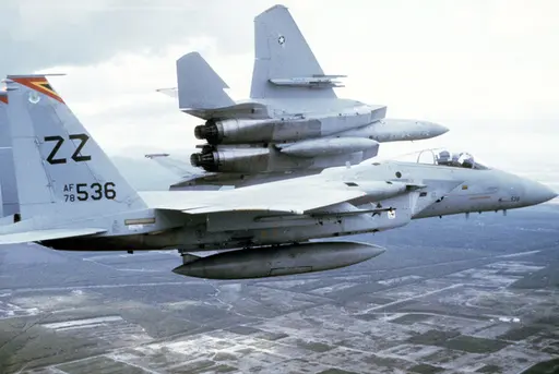 An F-15C Eagle from the 67th Fighter Squadron (FS), 18th… — PICRYL