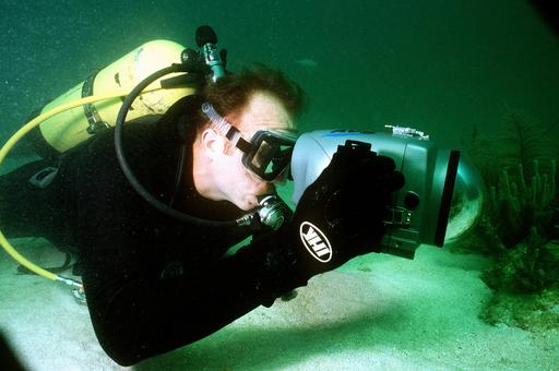 CHIEF Photographers mate (PHC) Mark Rienhard shoots video coverage ...