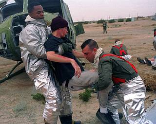 During a Mass Casualty Drill, aboard Marine Corps Air