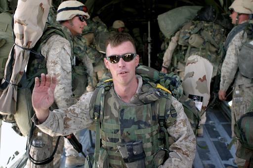 US Marine Corps (USMC) Sergeant (SGT) Brian Rice, Squad Leader, Lima ...