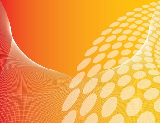 An orange and yellow abstract background with circles. Abstract orange ...