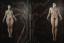 A painting of a woman standing next to a tree. Adam and eve religion painting, religion.