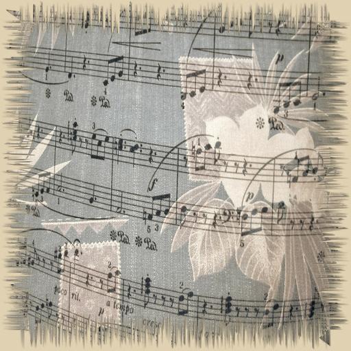 A picture of a sheet with music notes. Music paper… — PICRYL - Public ...
