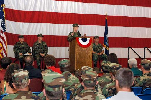 Rear Adm. Sharon H. Redpath, commander, Navy Expeditionary Logistics ...