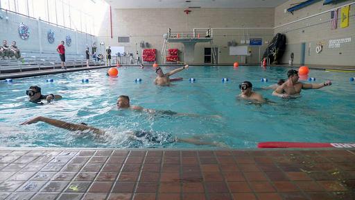 Naval NROTC midshipmen candidates complete swim… — PICRYL - Public ...