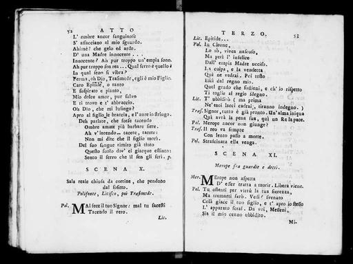 Merope. Libretto. Italian Opera - Performance: Venezia - PICRYL ...