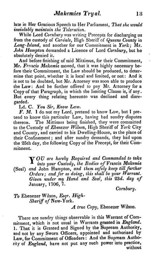 Tracts and other papers relating principally to the origin, settlement ...
