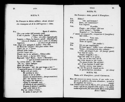 Maria di Rohan. Libretto. Italian - Performance: Milano - PICRYL ...