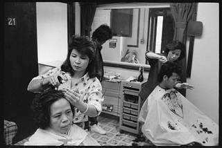 Hair salon, Lowell, Massachusetts - LOC's Public Domain Archive Public  Domain Search