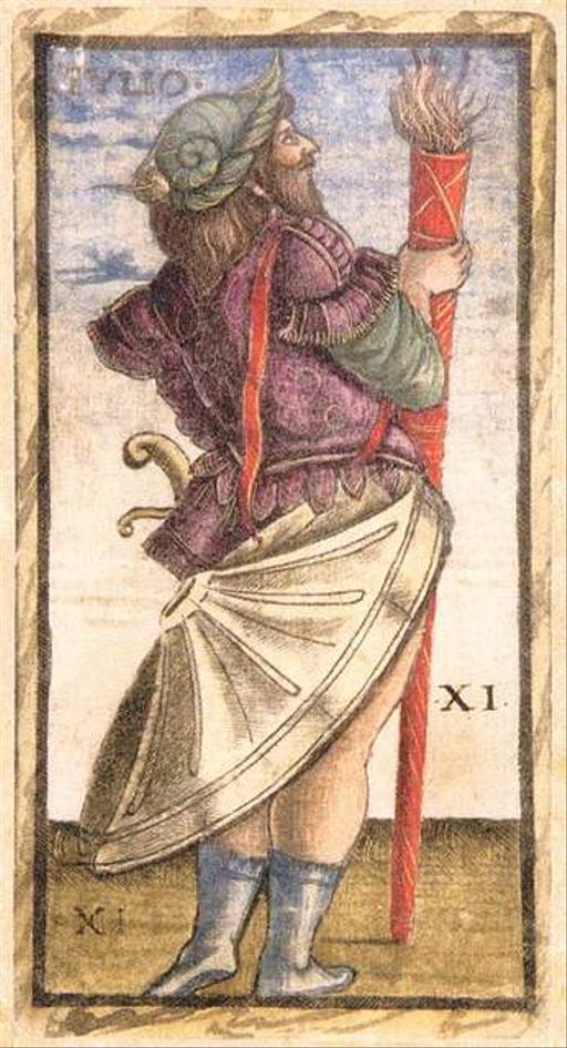 Sola Busca tarot card 11 — PICRYL - Public Domain Media Search Engine