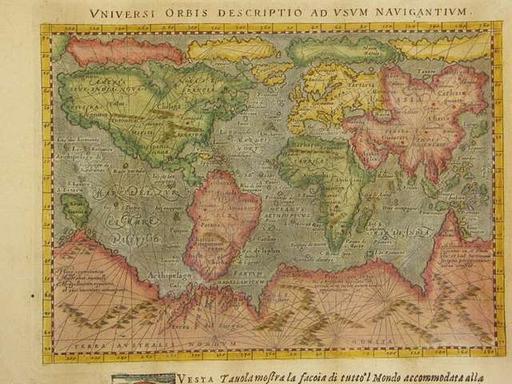 *world map for navigation (1600) - Public domain old map - PICRYL ...