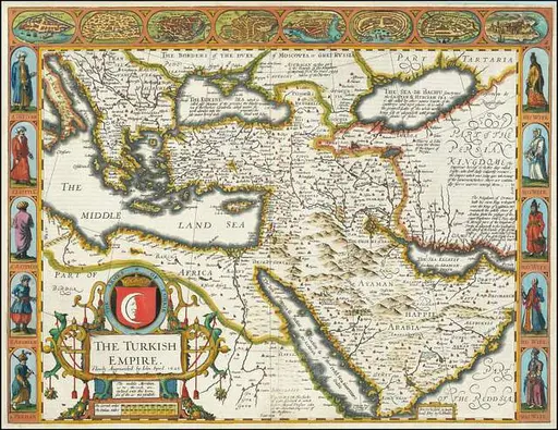 The Turkish Empire. Newly Augmented by John Speed. 1626 — PICRYL