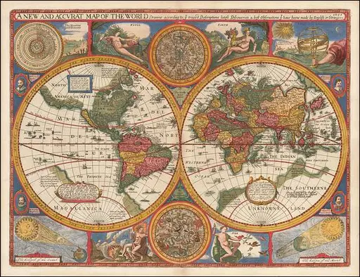 A New And Accvrat Map Of The World - Public domain map — PICRYL