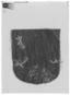 2 vapensköldar till begravningsbanér, Wenden, fört i Karl X Gustavs begravningståg 1660 - Livrustkammaren - 70266-negative