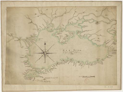 N. Mer Noire, tirée de l'original turc, fait á Kafa. 1697, black sea, map, kaffa, feodosia, 1697, turkish, cartography