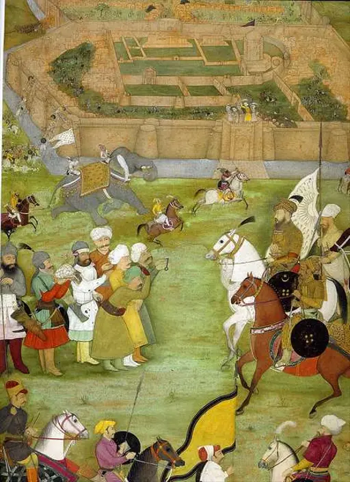 The Wedding Procession of Rama from the Mewar Ramayana,… — PICRYL