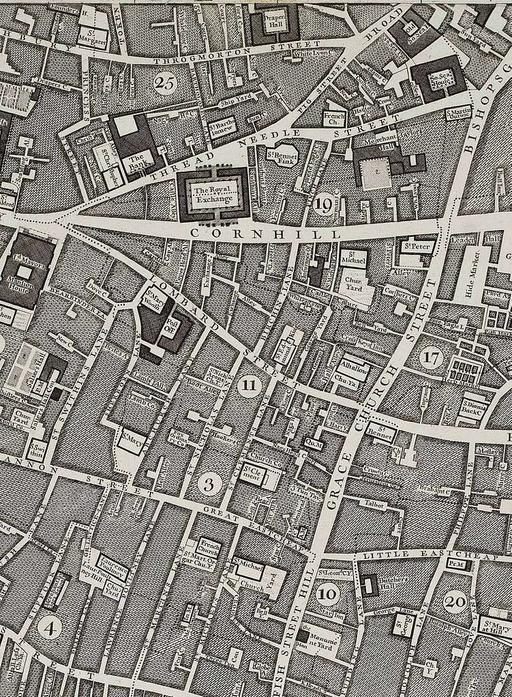 Rocque Map of London 1746 098 - Public domain old map — PICRYL - Public ...