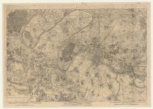 John Rocque, Plan de Paris, 1754 - Gallica - PICRYL - Public Domain ...