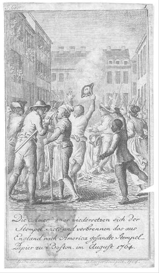 1764 Stamp Act Riot Boston 1784 Chodowiecki… — PICRYL - Public Domain ...