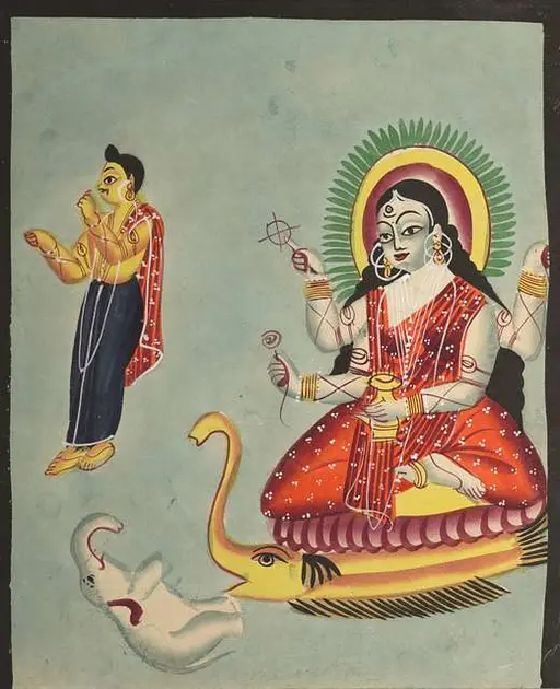 Rama Marriage Procession Painting by Indian Artist, 19th… — PICRYL