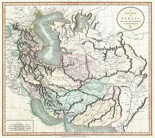1801 Карта Персии (Иран, Ирак, Афганистан) - График - Персия-Карта-1801 -PICRYL Поиск в мировом общественном достоянии