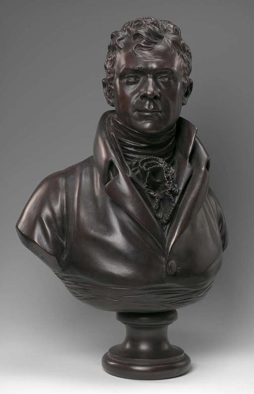 Robert Fulton by Jean-Antoine Houdon, 1908 cast after 1803 original, bronze, from the National Portrait Gallery - NPG-6900004A 1, robert fulton, jean antoine houdon, bust, bronze, portrait, sculpture