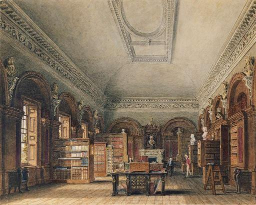 St James's Palace, Queen's Library, by Charles Wild, 1819