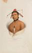 MA-KO-ME-TA or the Bear’s Oil; A Monomonie Chief, from The Aboriginal Portfolio - SAAM - 1973.167.2