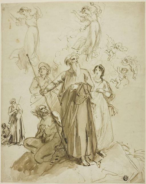 Original Studies for Shakespeare's Tempest, shakespeare, the tempest, sketches, studies, figures, scenes, drawing, artwork