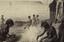 Marn grook football - Drawing. Public domain image.