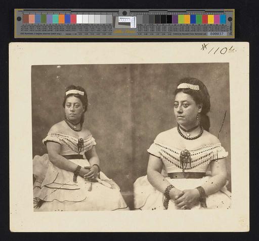 Queen Emma of Hawaii (PP-96-4-001, original), queen emma, hawaii, portrait, royalty, dress, lace shawl, hawaiian history, monarch