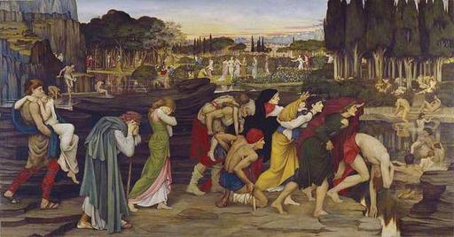 The Serene Waters of Elysium by John Roddam Spencer… — PICRYL - Public ...