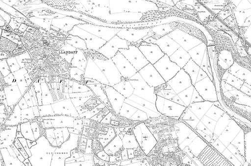 Map of Cardiff and its Environs OS Map name 043-10, Ordnance Survey ...