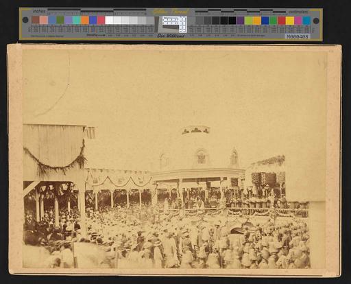Coronation of Kalakaua (PP-36-4-001, original), coronation, kalakaua, king, hawaii, ceremony, royalty, hawaiian kingdom