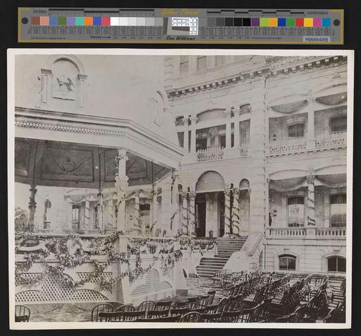 Coronation of Kalakaua (PP-36-4-006, original), coronation, kalakaua, king, hawaii, ceremony, royalty, hawaiian kingdom