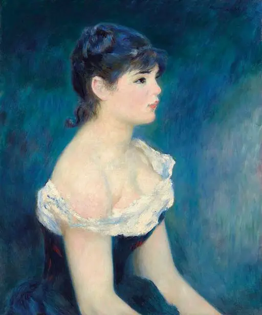 Femme au corsage rouge et au chapeau noir by… — PICRYL - Public