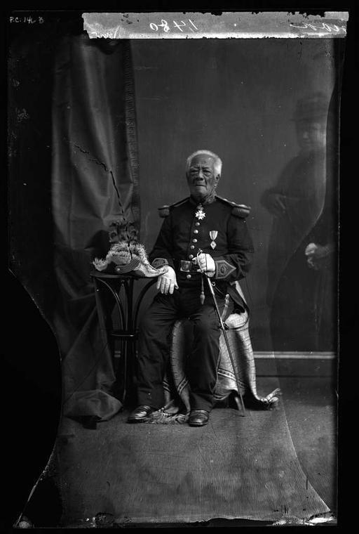 Paul Kanoa (PNLPC-13-07889, original), paul kanoa, hawaiian, politician, businessman, portrait, hawaii, kanoa