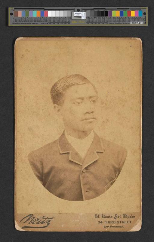 Edward Abnel Keliiahonui (PPWD-16-1-008, original), edward abnel keli iahonui, hawaiian royalty, portrait, hawaii, prince