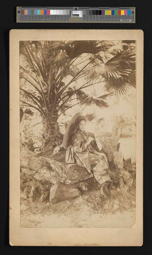 Kaiulani in kimono (PPWD-15-3-006, original), kaiulani, princess, kimono, hawaiian royalty, portrait, woman