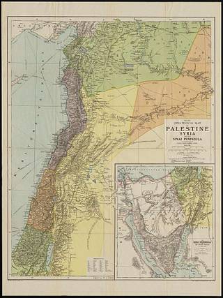 Стратегическая карта Палестины, Сирии и Синайского полуострова Philips(5008433) - PICRYL Поиск в мировом общественном достоянии