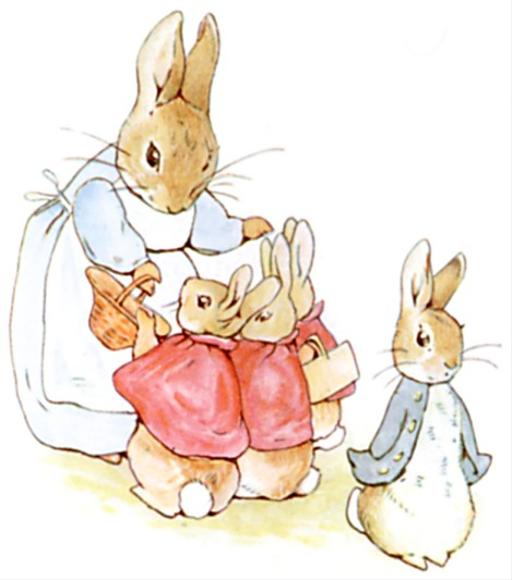 Peter Rabbit 3 - Public domain book illustration — PICRYL - Public ...