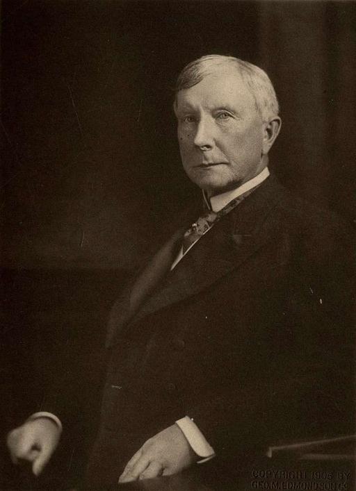 John D Rockefeller by George Edmondson, 1905 - PICRYL - Public Domain ...