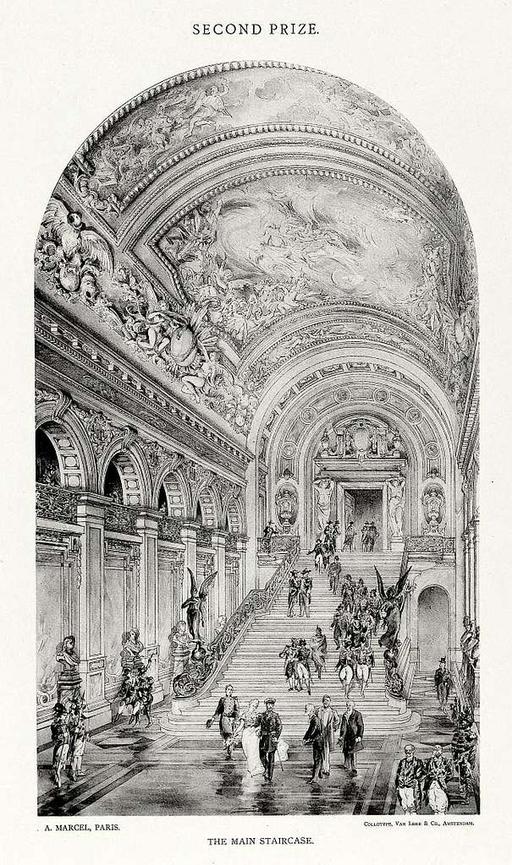 The Main Staircase (The Peace Palace by Alexandre Marcel) - PICRYL ...