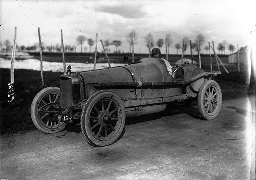 Sunbeam at the 1913 French Grand Prix at Amiens — PICRYL - Public
