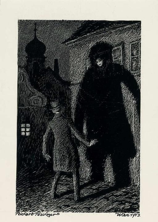 Richard Teschner Der jüdische Schatten - PICRYL - Public Domain Media ...