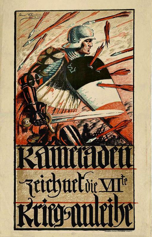 Kameraden, Zeichnet die 7te Kriegsanleihe. Plakat Leo… — PICRYL