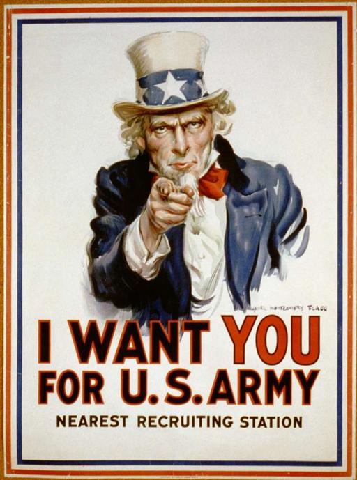 I want you for U.S. Army 3b48465u original, uncle sam, recruitment, poster, us army, world war i, military, patriotism, pointing, i want you