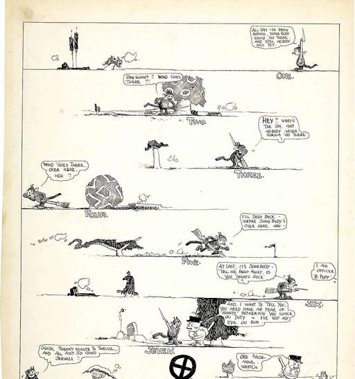 Krazy Kat 1918-10-13 original, krazy kat, ignatz mouse, comic strip, newspaper comic, black and white, cartoon